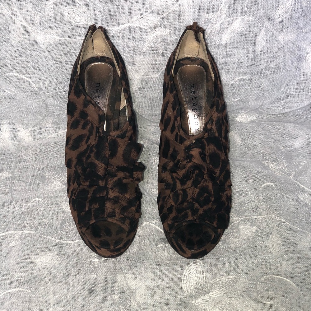 Cheetah print high heels